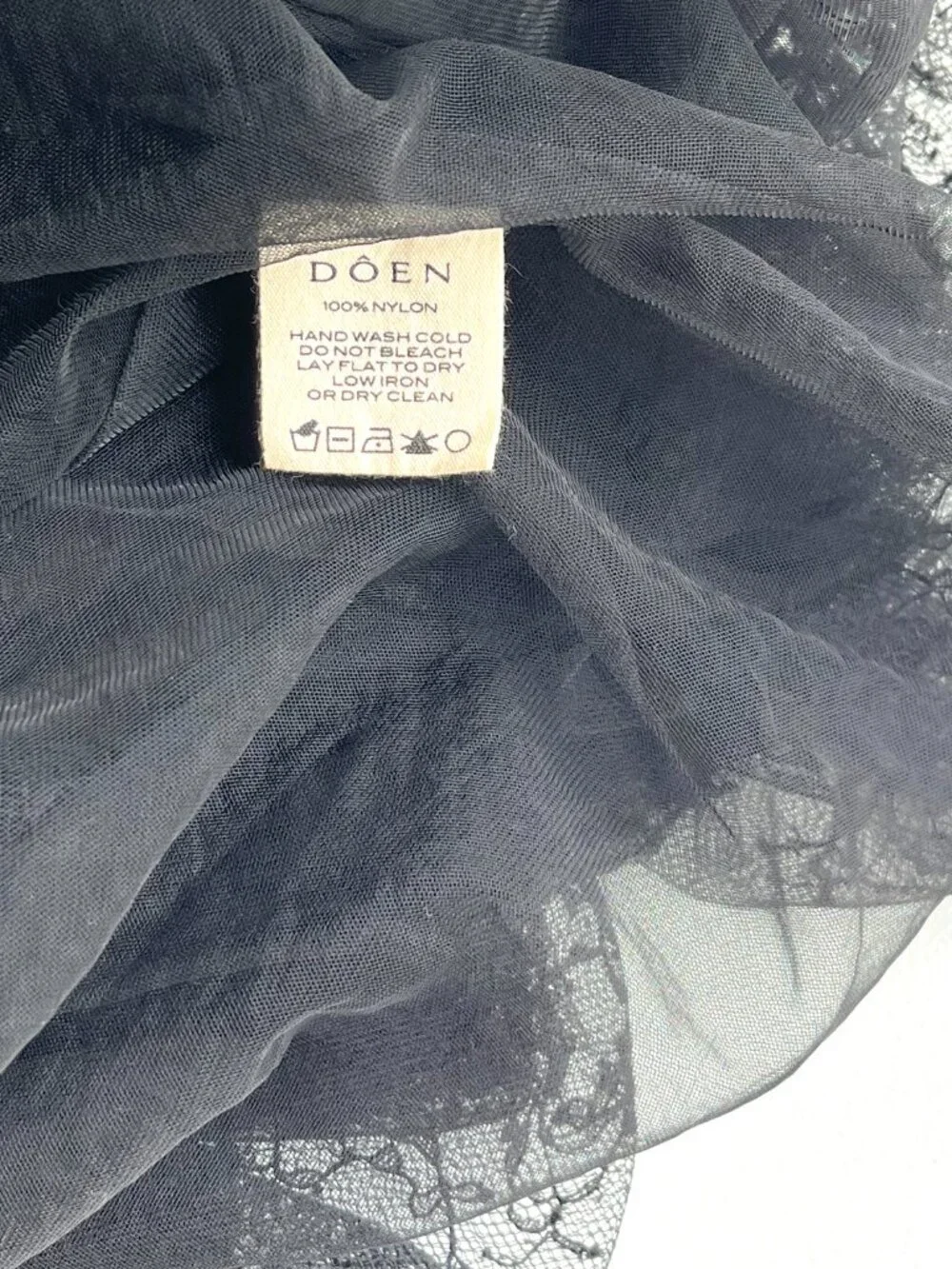 Dôen 'Pamelina' Lace maxi dress, black, S - Picture 9 of 9